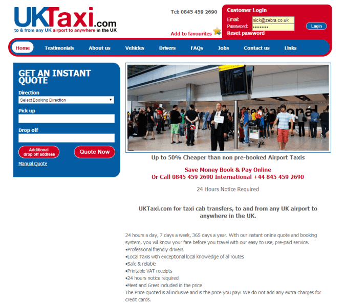 uk taxi
